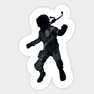 Astronaut with a rope Sticker
